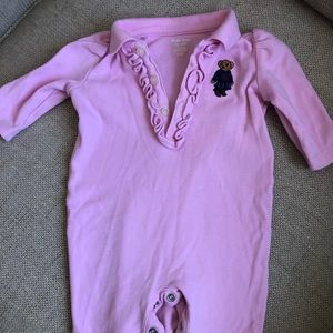 Ralph Lauren Polo bear onesie 3 month